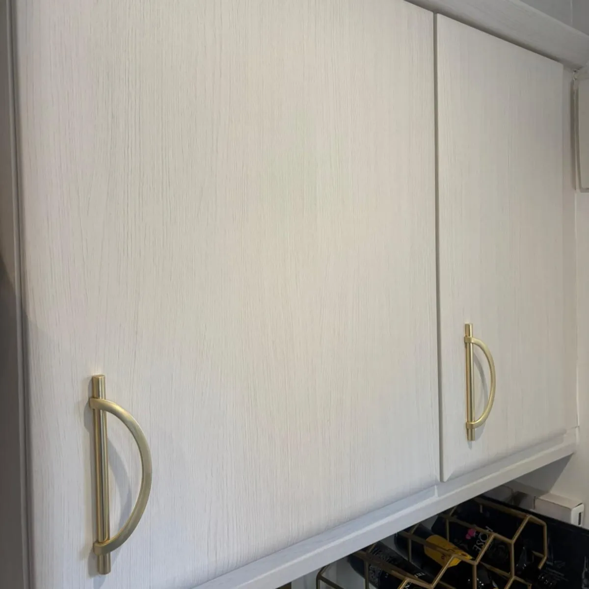 Kitchen cabinet wrapping by Wrap Effect, Cardiff
